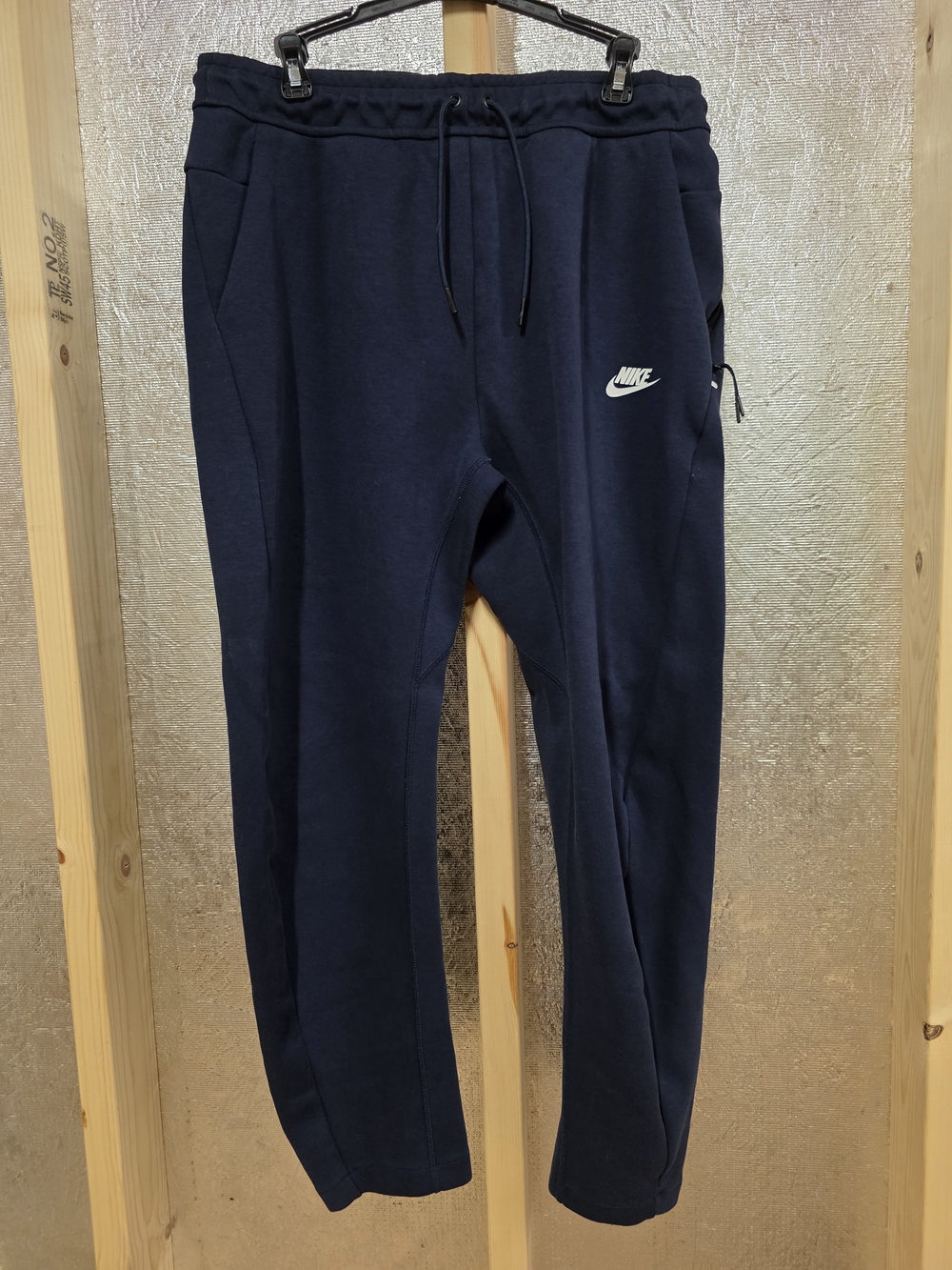 Mens Size L Nike Navy Sweatpants Label Detail Pockets And Drawstring